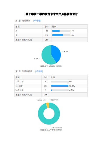 基于感性工学的复古未来主义风格箱包设计－问卷结果电子书