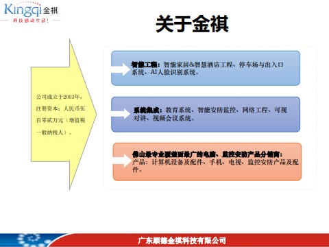 金祺公司简介（简单版）电子画册